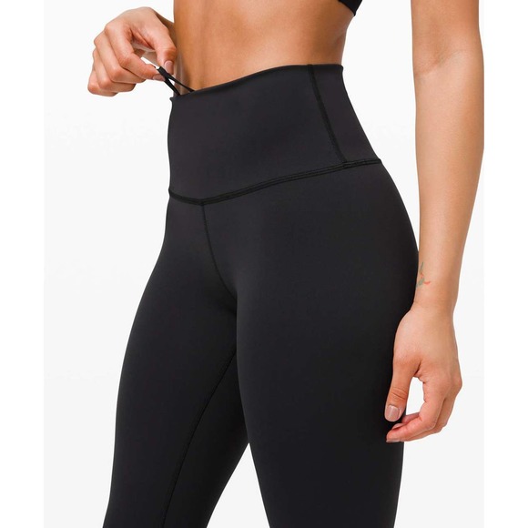 Lululemon Wunder Train High Rise Tight 28" Black Everlux Women's Size 6 H14171 - Picture 4 of 15